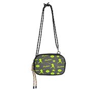 miaozhen Silhouette Baseball Man Verde e Grigio Piccola Borsa Crossbody per le Donne Trendy con Cinghia Regolabile Borse Laterali Walk the dog bolsos economicos para dama