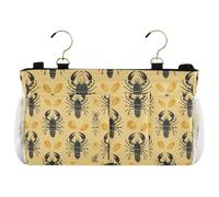 miaozhen Stile Scorpione Invernale Comodino Organizzatore Comodino Caddy Storage Bag per Letto a Castello e Ospedale Camere Dormitorio Letto Rails organizador para accesorios de cama