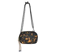 miaozhen Strano Elmo Strega Halloween Ovest Crossbody Borsa per le Donne Pratica con Tracolla Regolabile Borse Date carteras para mujer elegantes