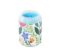 miaozhen Summer Multicolor Floreale Brilliance Riutilizzabile Piedi Pet Cleaner con Morbida Spazzola Massaggio Piedi Spazzola da Bagno per Cani di Piccola Media Grande Razza, Gatti para Perros