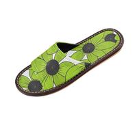 miaozhen Susan dagli occhi neri Semplice Line Art Valentinesnes Erba Verde Spa Sandalo Interno ed Esterno Portatile Morbido su misura Casa Spiaggia Sandali Antiscivolo per Piscina, Hotel, Viaggi