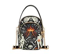 miaozhen Tarocchi Grim Reaper Halloween Gothic trendy borse a tracolla con multi tasche borsa per le donne per le madri bolso cruzado para mujer