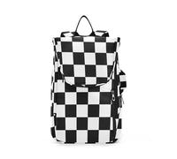 miaozhen Tennis Badminton Bag Zaino Impermeabile Buffalo Plaid Check Nero Bianco 3 Racchette Badminton Borsa Custodia per Teen Ragazzi Ragazze Uomini Donne Porta raquetas