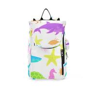 miaozhen Tennis Badminton Racchetta Borsa Traspirante Verde Fluorescente Giallo Mare Animale Tartaruga Balena Cavalluccio Marino Sport Tennis Badminton Borsa per Uomini Donne Tennis Sport Accessori