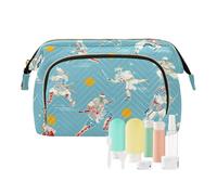 miaozhen Ukiyo-e-style Giapponese Sport Acciaio Spazio Toiletry Bag Essentials Gioielli sacchetto per Card Key Organizer monedero de tela para mujer