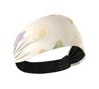 miaozhen Under Ocean Animale Medusa Pesce Luce Colorato Antiscivolo? Fascia da baseball Elastica per capelli da donna per Allenamenti Ciclismo Pallavolo Uso quotidiano bandas elásticas para el cabello