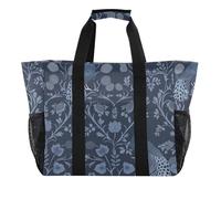 miaozhen Utility Bags William Morris Style Pavone Blu Scuro Pieghevole Tela Antisabbia