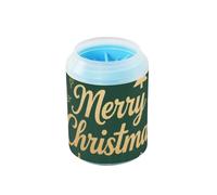 miaozhen Verde e Oro Buon Natale Riutilizzabile Fango Paw Clean Station con Spazzola in Silicone Morbido Animali Domestici Forniture e Accessori per Cani di Piccola e Media Limpiador de Patas para