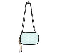 miaozhen Verde menta Plaid Mini Crossbody Borse Donna Comfort con Tracolla Regolabile Borsa A Tracolla Fai una passeggiata bolsas elegantes para mujer