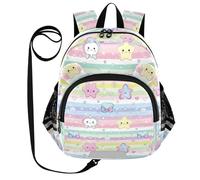 miaozhen Zaini con orecchie carine per guinzaglio scolastico per bambini ragazzi/ragazze Zaino personale personalizzato con nastro riflettente fiocco stella cartone animato mochila per bambini, Arco,