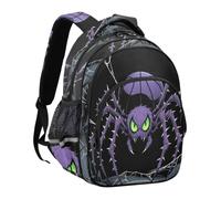 miaozhen Zaino casual per bambini Angry Spider viola, Ragno Angry Viola, S | per Ragazzi Ragazze Casual Spalla Daypack mochilas para nina