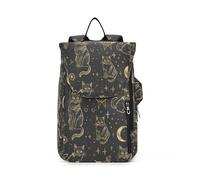 miaozhen Zaino da tennis per adulti Grande Robusto Nero e Oro Goth Tarocchi Gatto Sport Tennis Badminton Borsa per Donne Uomini raquetas Denis para principiantes
