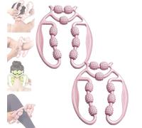 Miapina - Morsetto circolare a nove ruote, 9 ruote, rullo circolare per gambe e cosce, rullo per cosce e gambe, rulli ad anello multifunzione portatili, massaggio avvolgente a 360 gradi (2 pezzi-h)