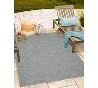 Mias Teppiche Adora - tappeto moderno, stile boho, adatto per uso interno ed esterno, soprattutto piatto, ideale per cucina e sala da pranzo, grigio, 120x160cm