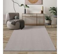 Mia's Teppiche Comfort Tappeto moderno a pelo corto, lato inferiore antiscivolo, lavabile fino a 30 gradi, morbidissimo, effetto pelliccia, Sabbia, 80 x 150 cm