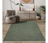 Mia's Teppiche Comfort Tappeto moderno a pelo corto, lato inferiore antiscivolo, lavabile fino a 30 gradi, morbidissimo, effetto pelliccia, Foresta, 80 x 150 cm
