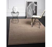 Mia's Teppiche Emma Tappeto da soggiorno a pelo corto, 17 mm, 120 x 170 cm, in polipropilene, colore beige, 17 cm