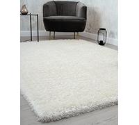 Mias Teppiche Fiona - Tappeto per soggiorno, camera da letto, 120 x 160 cm, panna