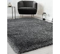Mias Teppiche Fiona - Tappeto per soggiorno, camera da letto, 160 x 230 cm, antracite