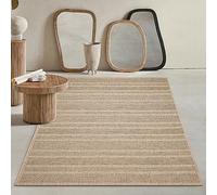 Mia's Teppiche Kinsley - Tappeto robusto per interni ed esterni, effetto iuta naturale, resistente alle intemperie, adatto per terrazza e giardino