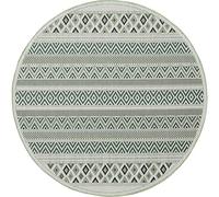 Mia's Teppiche Martina interno ed esterno tappeto verde - design 2-160 cm tondo