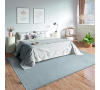 Mia's Teppiche Olivia per soggiorno/camera da letto - lavabili - 120 cm Rotondo, Blu