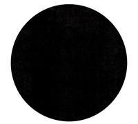 Mia's Teppiche Olivia per soggiorno/camera da letto - lavabili - 200 cm Rotondo, Nero