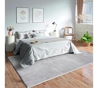 Mia's Teppiche Olivia per soggiorno / camera da letto - lavabili - 80x150 cm, Grigio