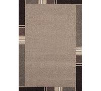 Mia's Teppiche Paco Home Clara Tappeto Salotto Beige/Telaio 160 cm Rotondo Fregio