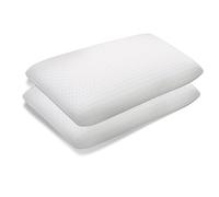 MiaSuite Coppia Cuscini in Lattice H 12 CM SAPONETTA Lavabile 100% Ortopedico Anallergico 2 Cuscini