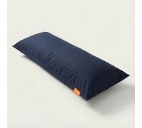 MiaSuite Cuscino 40x145 cm con Federa Sfoderabile Blu - Cuscino Corpo per Dormire Laterale, Supporto Schiena e Fianchi - Cotone Traspirante, Anallergico e Antiacaro