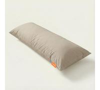 MiaSuite Cuscino 40x145 cm con Federa Sfoderabile Tortora - Cuscino Corpo per Dormire Laterale, Supporto Schiena e Fianchi - Cotone Traspirante, Anallergico e Antiacaro