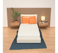 MiaSuite Materasso per Lettino 75x180 Alto 10 cm - Waterfoam, Aloe Vera, Pieghevole | Plus - Plus_75x180x10