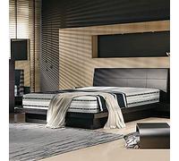 MiaSuite Materasso Multionda Matrimoniale 160x190, alto 25 cm - Memory, Gel Relaxa, Sfoderabile, Rivestimento Aloe Vera | Piuma - PiumaH25_160x190x25