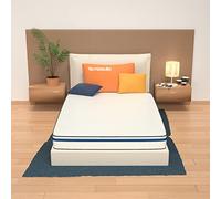 miasuite i sogni italiani Materasso Memory Foam alla Francese 140x190 cm Alto 14 cm, Pieghevole, Ortopedico con Dispositivo Medico - Soft