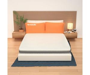 MiaSuite i sogni italiani Materasso Memory Foam Una Piazza e Mezza 120x190 cm Alto 30 cm, Sfoderabile, Ortopedico, Dispositivo Medico, 100% Made in Italy | Cabrio
