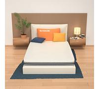 MiaSuite Materasso Una Piazza e Mezza 120x195, alto 22 cm - Memory Foam, Rivestimento Silver, Ergonomico | Sommo - SommoH22_120x195x22