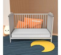 miasuite i sogni italiani MATERASSO PER CULLA IN WATERFOAM 60X120 ALTO 12 CM POLIURETANO ESPANSO ORTOPEDICO