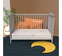 miasuite i sogni italiani MATERASSO PER CULLA LUPIN BABY 50X125 ALTO 16 CM SFODERABILE IN WATERFOAM POLIURETANO ORTOPEDICO PER LETTINO