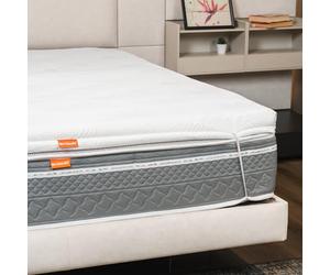 miasuite i sogni italiani - Topper 90x190cm, Memory, Correttore alto 7 cm - 7 zone differenziate, Rivestimento Sfoderabile, Lavabile, Dispositivo Medico, 100% Made in Italy, Topper One