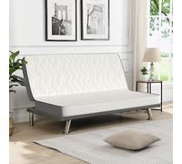 MiaSuite Materasso 140x195 per Divano Letto Clic Clac, Alto 12cm, Materasso con Piega Centrale, Ortopedico, Dispositivo Medico - Made in Italy