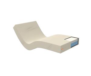 MiaSuite Materasso geriatrico singolo, 90x190, in Memoryfoam, Alto 16 cm - Sfoderabile, Rivestimento Sanitario Impermeabile e Lavabile