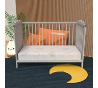 miasuite i sogni italiani MATERASSO PER CULLA LUPIN BABY 50X125 ALTO 14 CM SFODERABILE IN WATERFOAM POLIURETANO ORTOPEDICO PER LETTINO