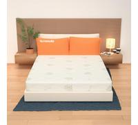 MiaSuite MATERASSO SINGOLO WATERFOAM MISURA 80X190 ALTEZZA 19 cm SFODERABILE ORTOPEDICO MODELLO LUPIN I
