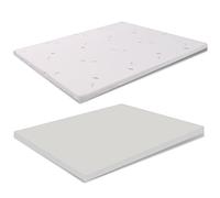 MiaSuite Topper CORRETTORE Materasso in Memory Matrimoniale 160X185 H 5 Pad VISCO Memory Foam SFODERABILE Aloe Vera
