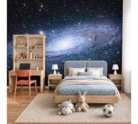MIATCENRT Carta da Parati Fotomurale PanoramicaCorpi Celesti Dello Spazio | Galassia Di Androdella Murale Effetto 3D, Quadro Murale per Soggiorno Camera da Letto, Decorazione Parete, 350Lx256A cm