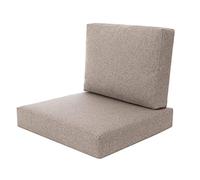 Miatech - Cuscino per sedia in rattan, mobili da giardino Technorattan, interno ed esterno, 60 x 55 cm, colore: Cappuccino