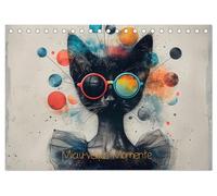Miau-velous Momente (Tischkalender 2026 DIN A5 quer), CALVENDO Monatskalender: Elegante Katzen
