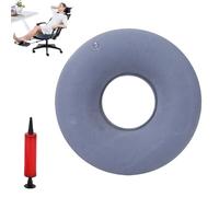 Miayical Cuscino Gonfiabile a Ciambella Antidecubito con Pompa - Morbido Cuscino Ortopedico ad Anello per Emorroidi, Gravidanza, Dolori al Coccige e Post-Parto, Portatile con Borsa da Viaggio