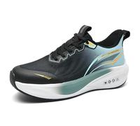 MiaZane Scarpe Running Unisex con Piastra in Carbonio, Tomaia in Mesh Ultralight e Ammortizzo Eva per Allenamenti Veloci,Nero,42 EU